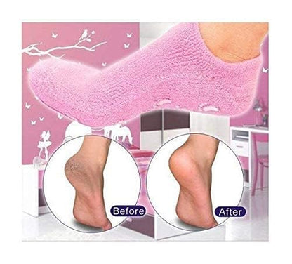 Silicone Gel Socks For Women And Men For Dry Cracked Feet Crack Heel Repair