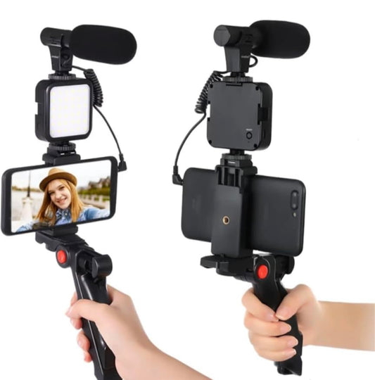6 in 1 Vlogging kit Combo Set For Recording & Video Making