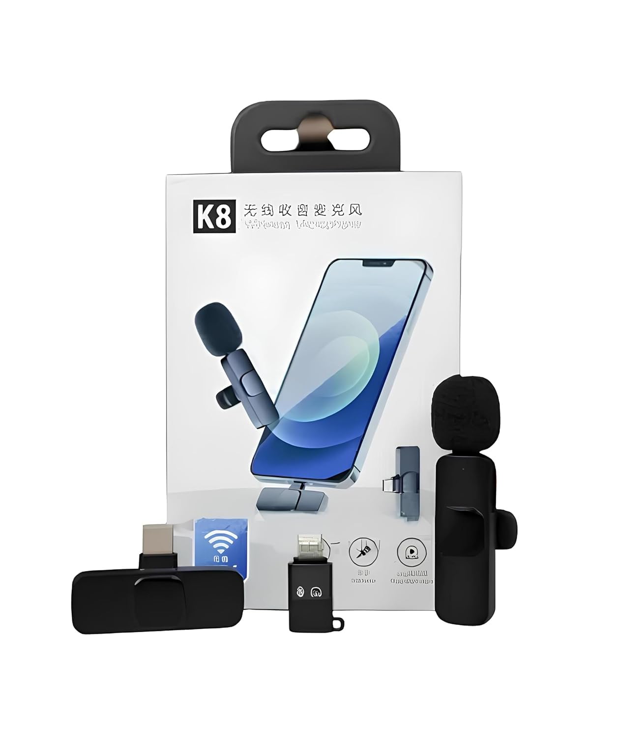 K8 Wireless Collar Mic for Type-C Android Cell Phone