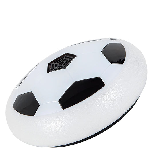 Air Power Soccer Football Hover Disc Toy With Foam Bumpers&Light-Up Led Lights