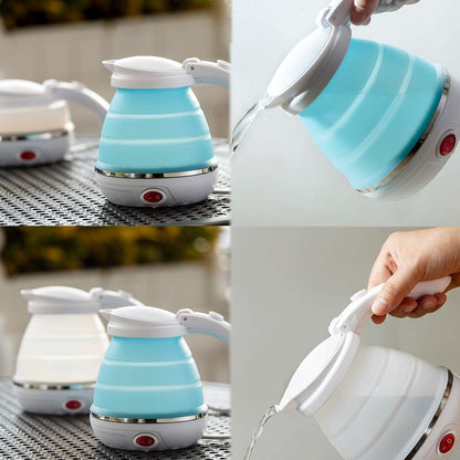 600ML Travel Electric Portable Foldable Kettle 220V 50Hz for Tea Coffee Hot Water