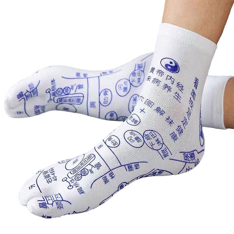 Reflexology Foot Massage Relieve Tired Feet Socks with Massage Stick