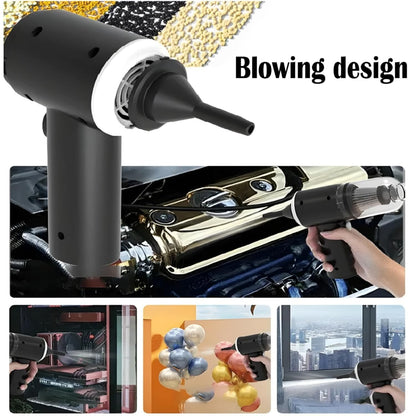 3 in 1 USB Rechargeable Car Vaccum Cleaner