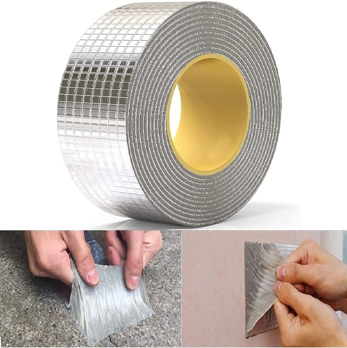 Waterproof Repair Tape for Pipe Leakage Roof Water Leakage Solution Aluminium Foil Tape (BUY 1 GET 1 FREE)