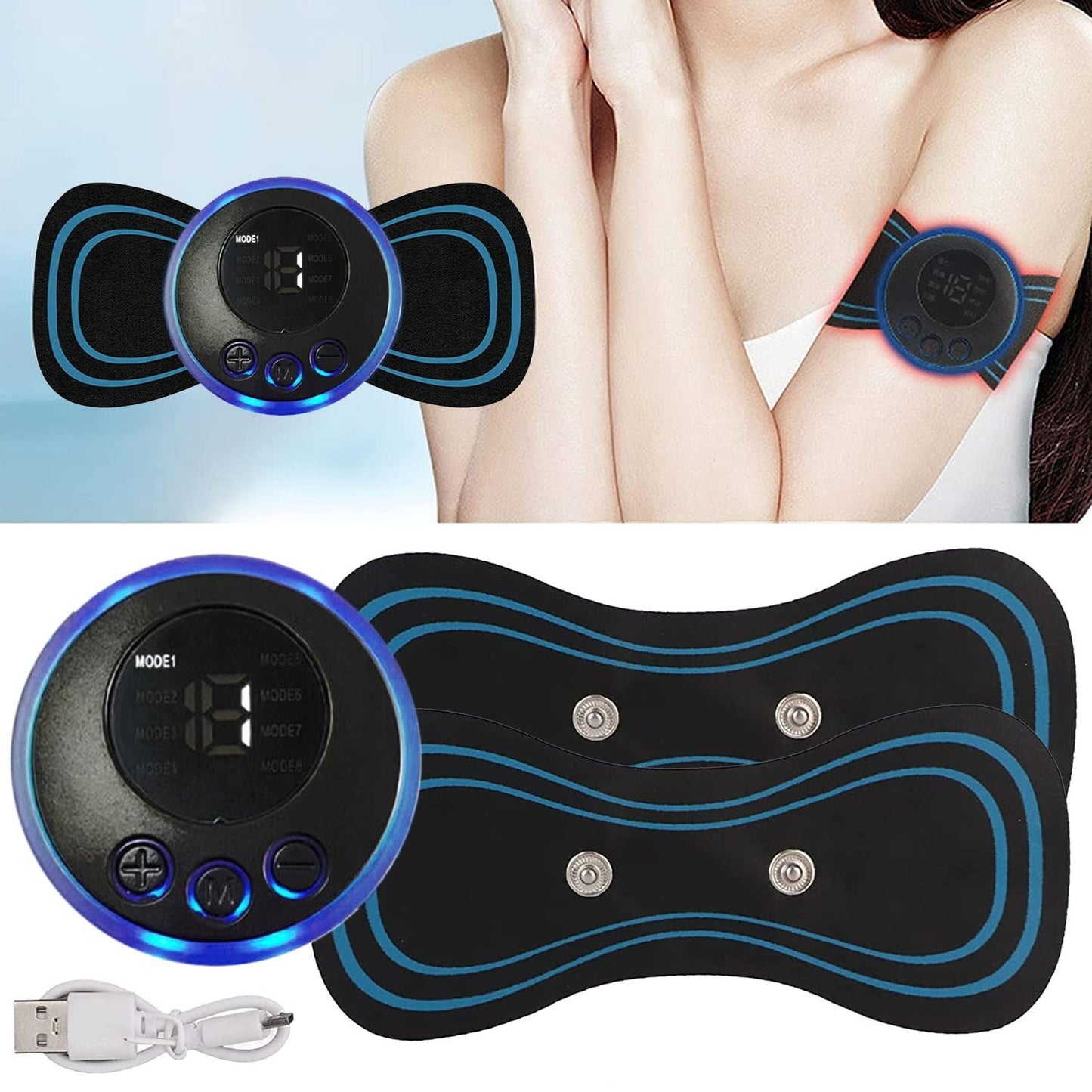 4 in 1 Combo Offer (Foot Massager +2 Body Massager + Head Massager)