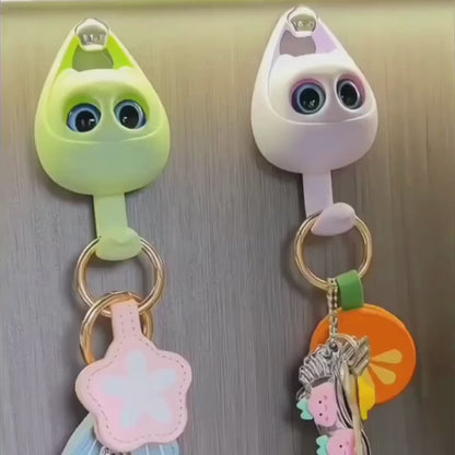 2pcs Cute Hooks Creative Punch-Free Hook Wall Hangers Key Hook