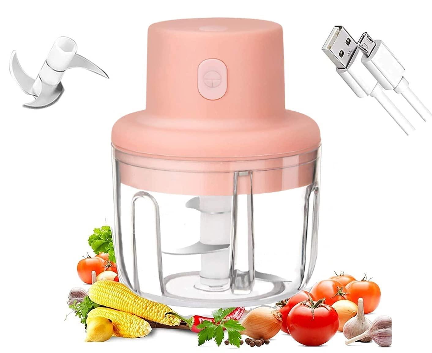 USB Rechargeable Speedy Mini Chopper Slicer for Food Supplement Machine Blender